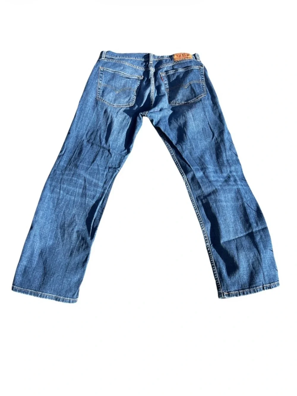 Men's Straight-Leg Denim Jeans in Blue 36X30